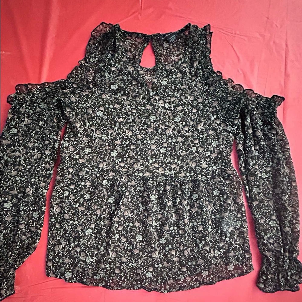Sheer Floral American Eagle Long sleeve